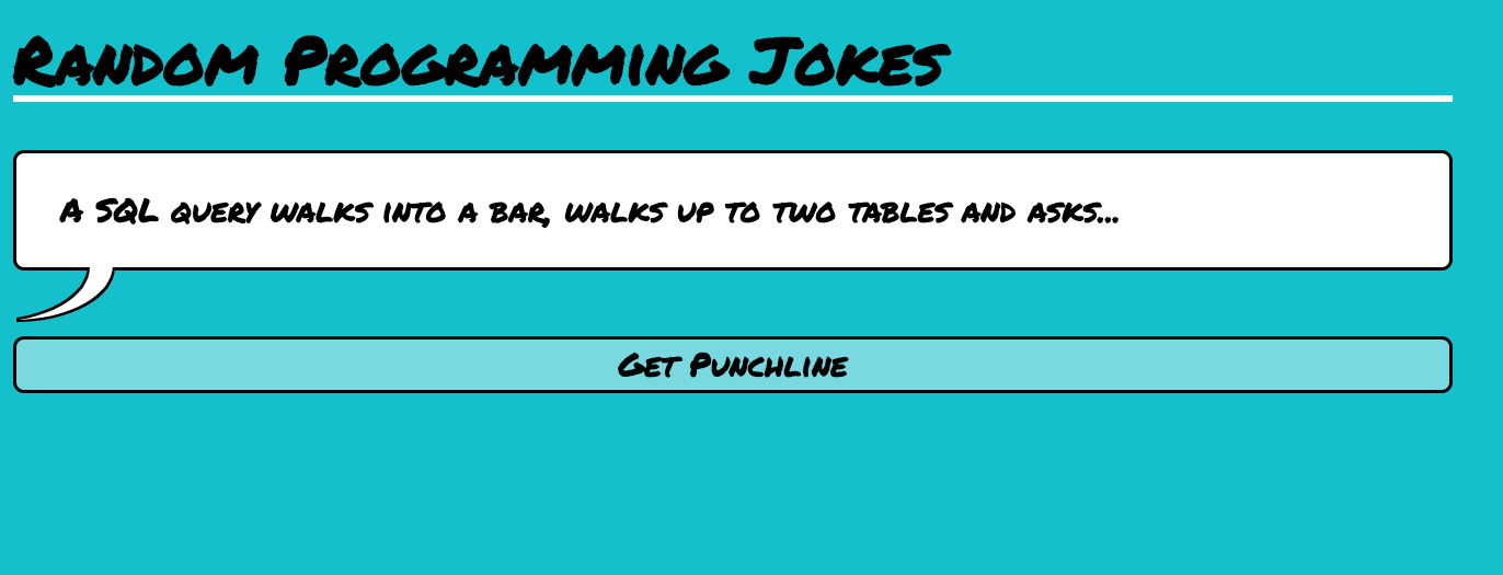 Random Programming Jokes Page